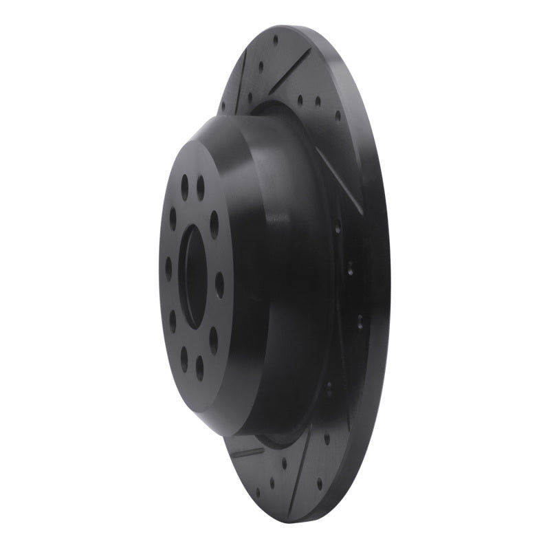 DFC D&S Brake Rotor (REAR LEFT): Jeep Wrangler (18-25) - Black Zinc