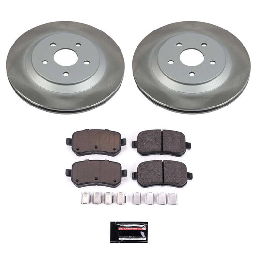 PowerStop 04-07 Mercury Monterey Rear Semi-Coated Rotor Kit (SC3061)
