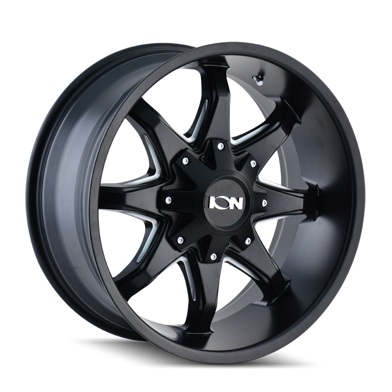 ION Wheels Type 181 Satin Black/Milled Spokes | 17x9" -12mm | 5x114.3mm Wheel