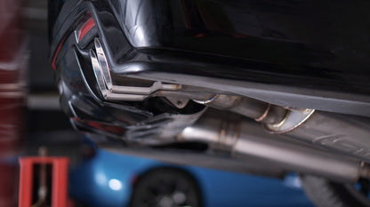 Stainless Works Catback System Resonated X-Pipe Dual-Mode Mufflers | Cadillac CTS-V Sedan (16-18) (CTSV16CB)