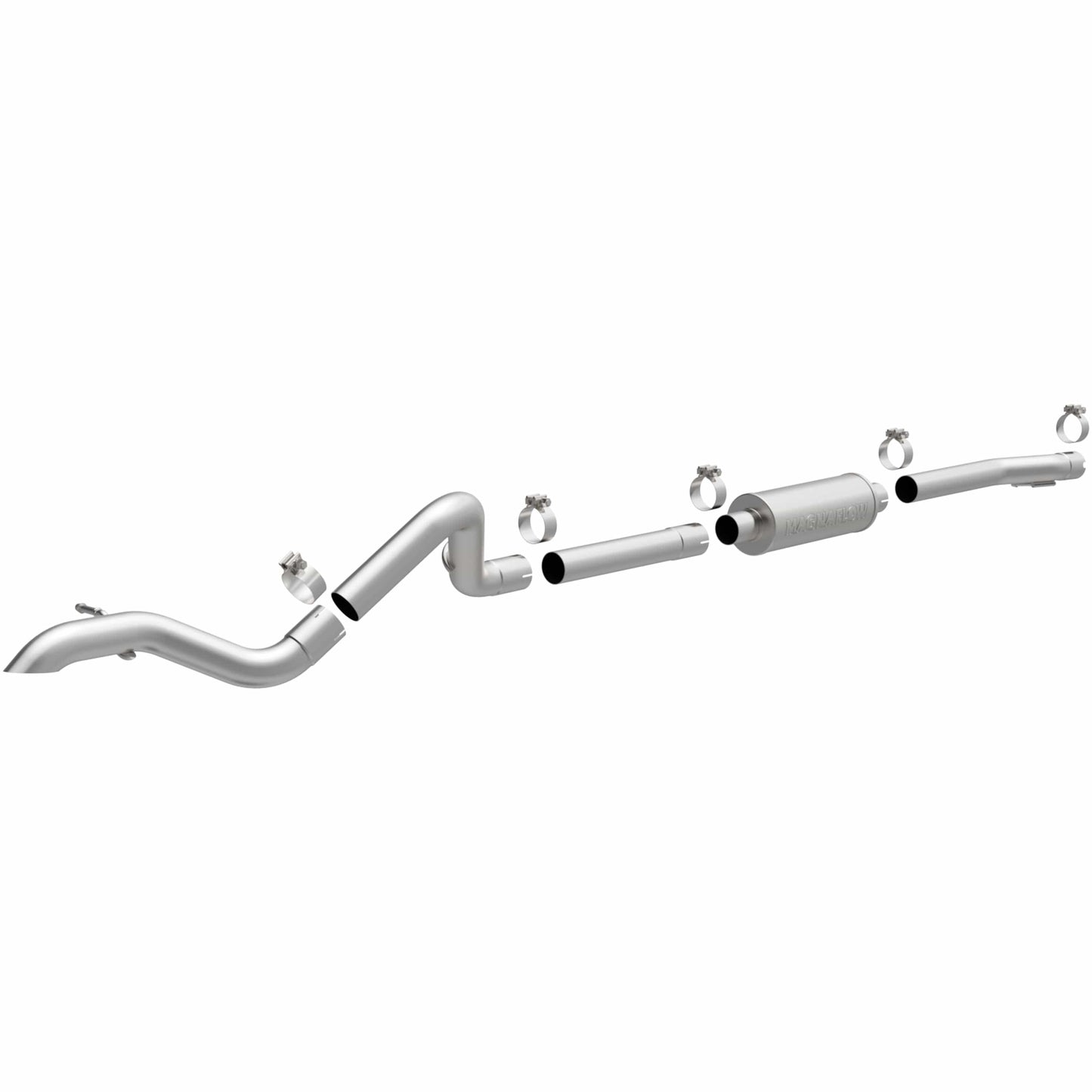 MagnaFlow 2007-2011 Jeep Wrangler Rock Crawler Series Cat-Back Performance Exhaust System