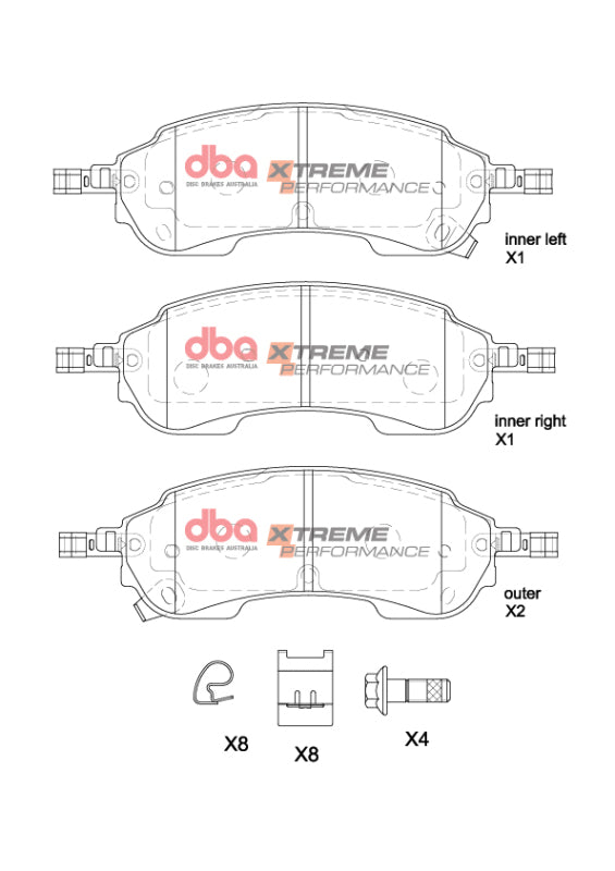 DBA Rear Xtreme Performance Brake Pads | Ford Ranger (22+) (DB2388XP)