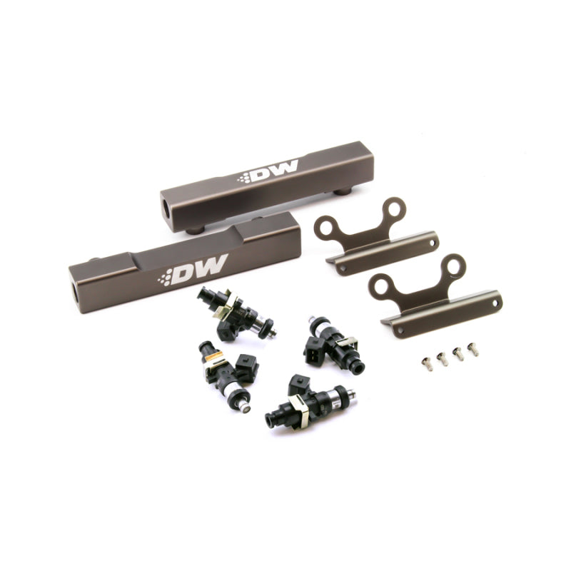 DeatschWerks Top Feed Fuel Rail Upgrade Kit w/ 1500cc Injectors | Subaru WRX (02+) / STI (07+) / LGT (00+)