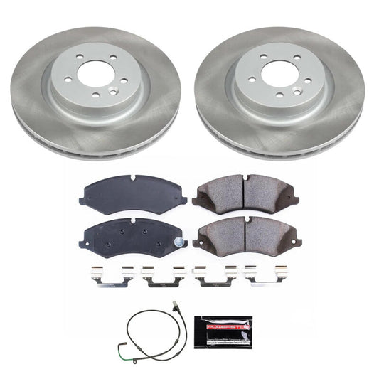 PowerStop 11-16 Land Rover LR4 Front Semi-Coated Rotor Kit (SC7683)