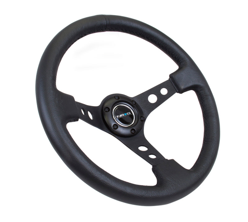 NRG RST-006 Sport Steering Wheels - 350mm x 3" Deep - Premium Leather