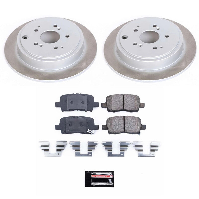 PowerStop 03-08 Honda Pilot Rear Semi-Coated Rotor Kit (SC2382)