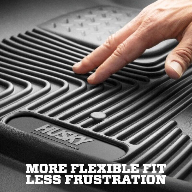 Husky Liners 2017 Ford F-250 Super Duty Crew Cab X-Act Contour Black Front & Rear Floor Liners