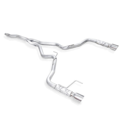 Stainless Works 2-1/2in Catback Retro Chambered Mufflers | Ford Mustang (15-16) (M15ECB)