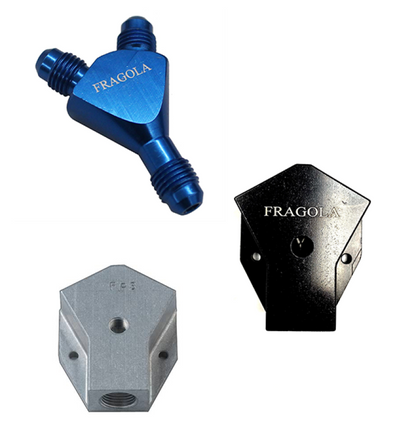 Fragola Flare to Flare AN Y-Fittings for Nitrous and Fuel Systems (900604)