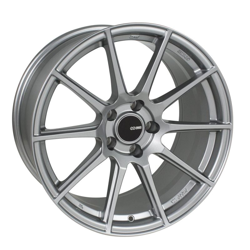 (set of 4) Enkei TS10 Grey | 18x8.5" +45mm | 5x100mm Wheels