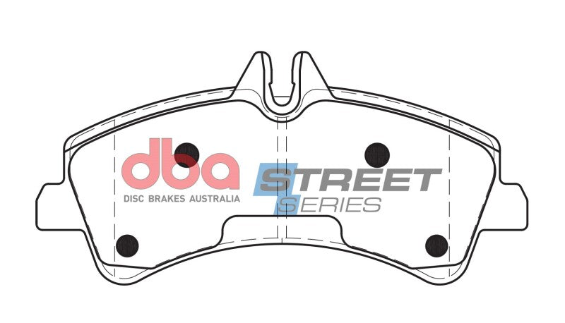 DBA Rear Street Series Brake Pads | Dodge Sprinter 3500 DRW (07-09) (DB1975SS)