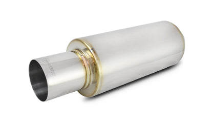 Vibrant 1062 TPV Turbo Round Muffler with 4in Tip for Performance