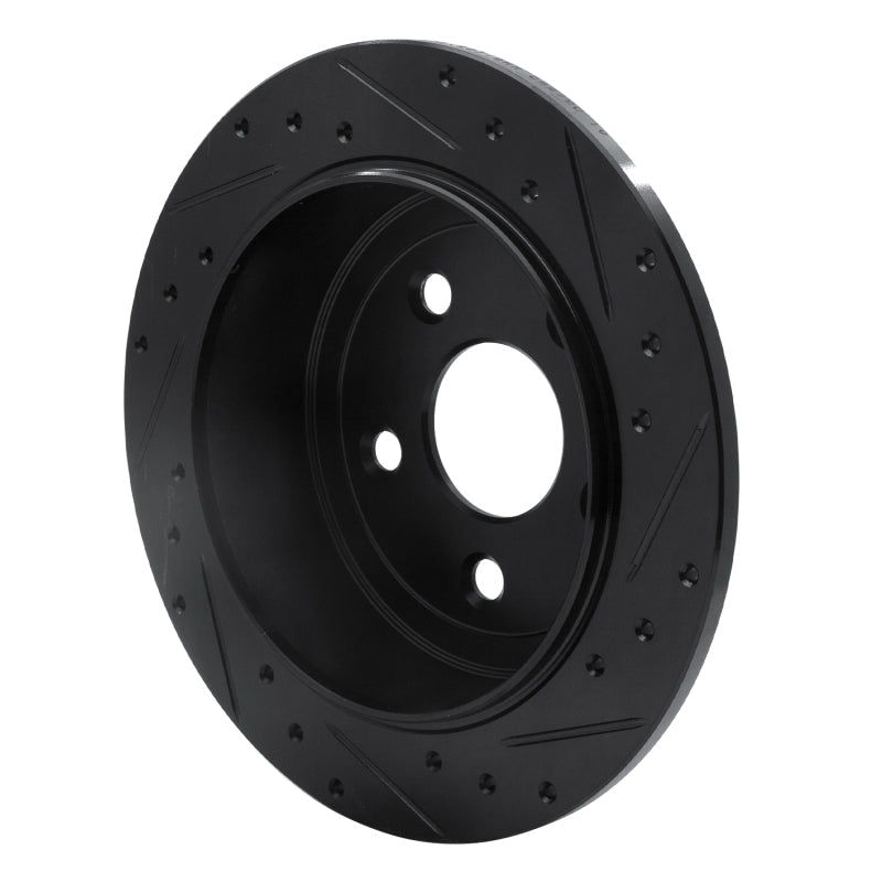 DFC D&S Brake Rotor (REAR LEFT): Jeep Wrangler 2.0L / 2.5L (07-18) - Black