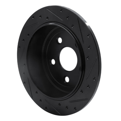 DFC D&S Brake Rotor (REAR LEFT): Jeep Wrangler 2.0L / 2.5L (07-18) - Black