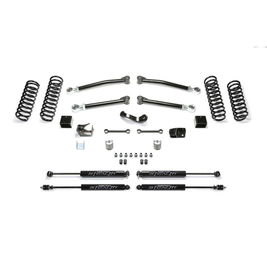 Fabtech 3in Trail w/ Stealth Suspension Kit | Jeep JK 2-Door (07-18) (K4089M)