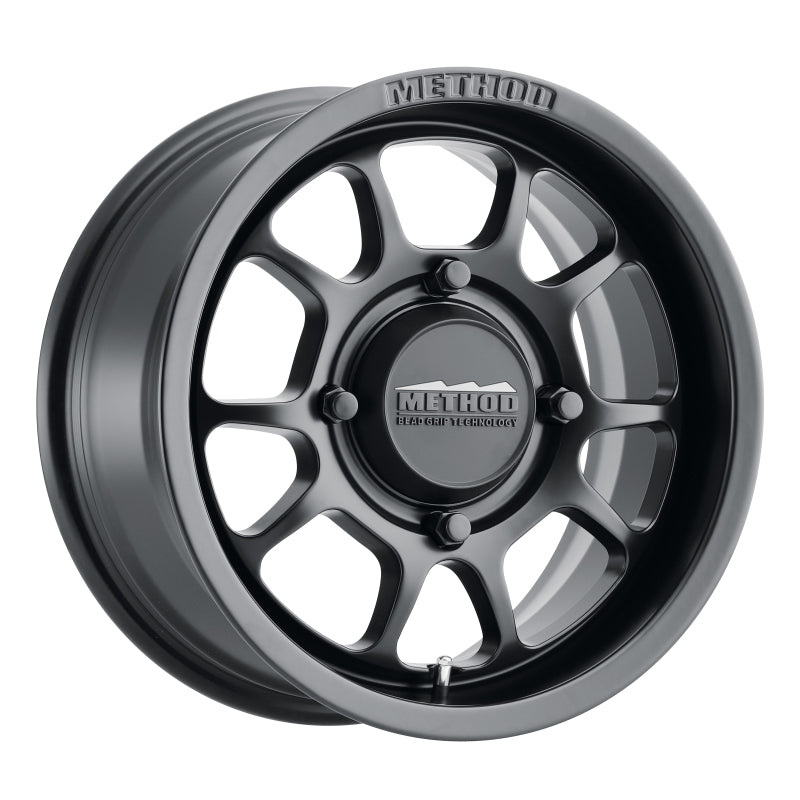 (set of 4) Method MR409 UTV Bead Grip Matte Black | 15x10" +0mm | 4x136mm Wheel