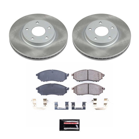 PowerStop 02-06 Infiniti Q45 Front Semi-Coated Rotor Kit (SC152)