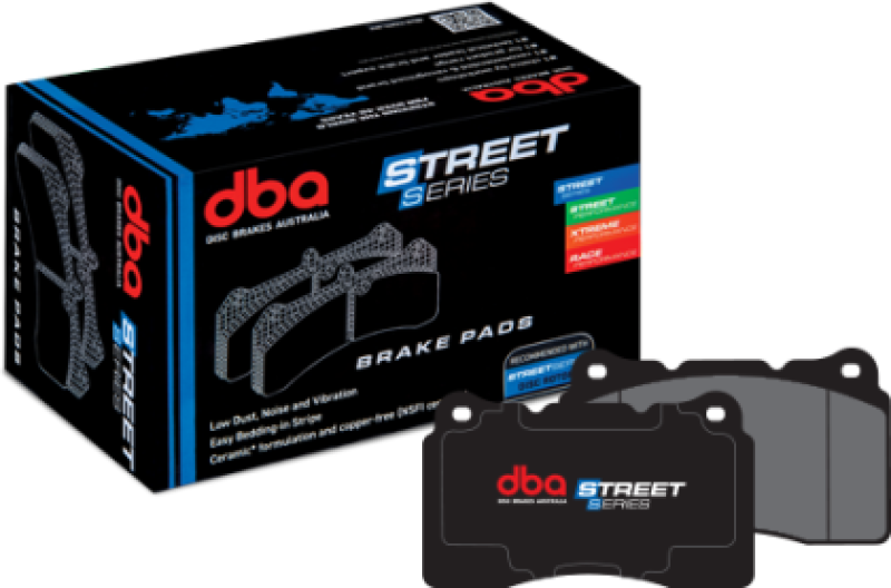 DBA Rear Street Series Brake Pad Set | Honda S2000 (99-09) (DB1265SS)