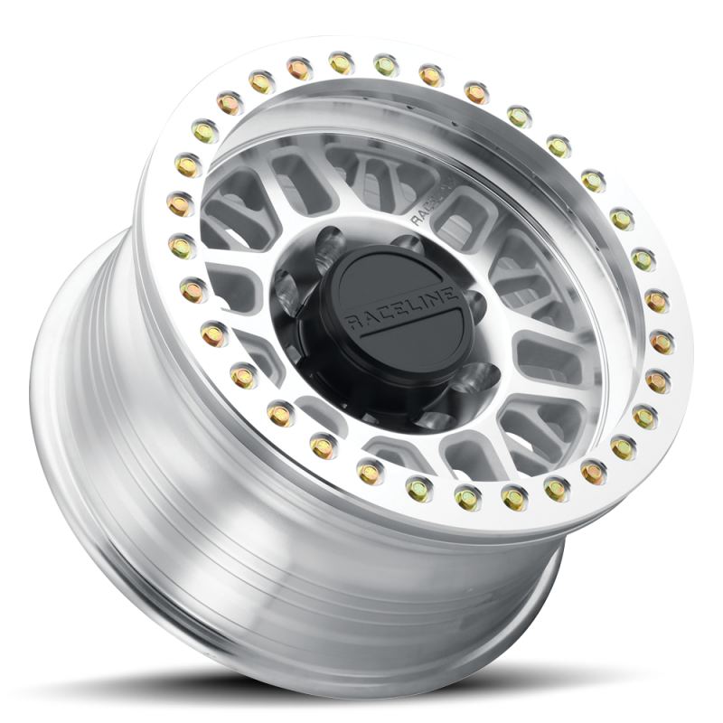 (set of 4) Raceline RT951 Ryno Machined Beadlock | 17x9" -12mm | 6x139.7mm Wheel