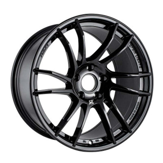 Gram Lights 57XR 18x9.5 +38 5x114.3 Glossy Black-WheelFlip