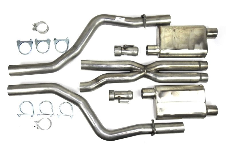 JBA 3in SS Dual Exit Cat-Back Exhaust | Dodge Challenger 08-26 (40-1671)