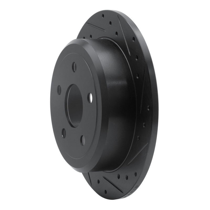 DFC Rear Right D&S Black Brake Rotor: Jeep Wrangler (07-18)