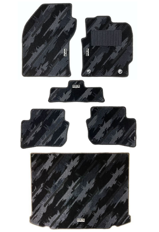 HKS Floor Mat (Monotone Oil Color - 6 Piece Set) - Toyota GR Corolla (GZEA14H) LHD 2023+