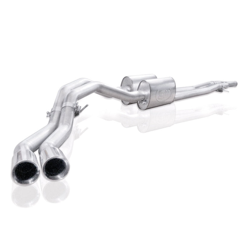 Stainless Works Exhaust Y-Pipe Passenger Rear Tire Exit | Chevrolet Silverado / GMC Sierra (07-16) 5.3L/6.2L