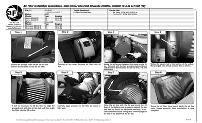 aFe Magnum Flow OE Replacement Air Filter V8-6.6L (06-10) (10-10101) | GM Diesel Trucks