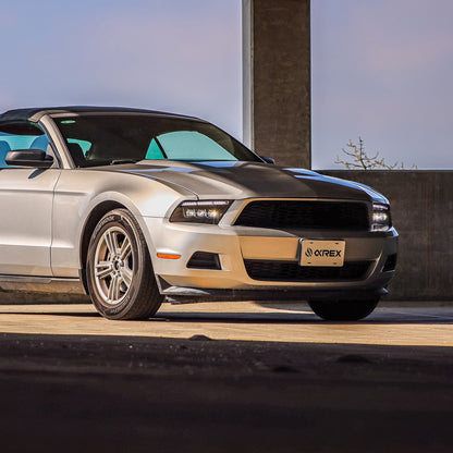 AlphaRex 10-12 Ford Mustang MK II NOVA-Series LED Projector Headlights Black