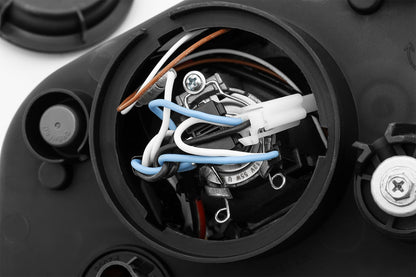 AlphaRex 10-12 Ford Mustang PRO-Series Halogen Projector Headlights Chrome