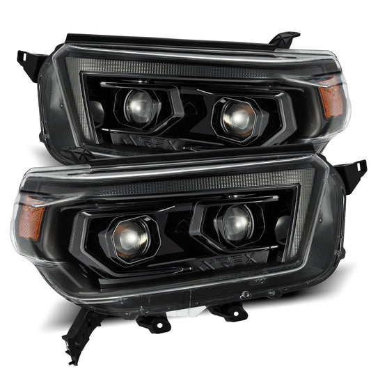AlphaRex LUXX-Series Projector Headlights Alpha-Black | Toyota 4Runner (10-13) (880756)
