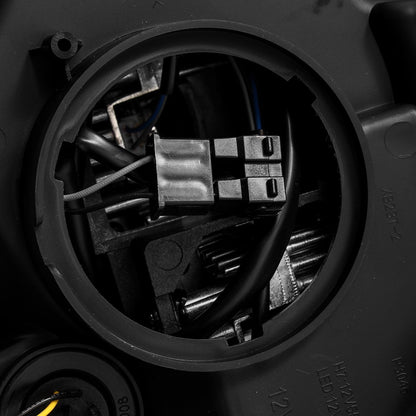 AlphaRex 10-13 Toyota 4Runner PRO-Series Halogen Projector Headlights Alpha-Black