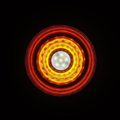 AlphaRex 10-15 Ferrari 458 NOVA-Series Prismatic LED Tail Lights Red Clear