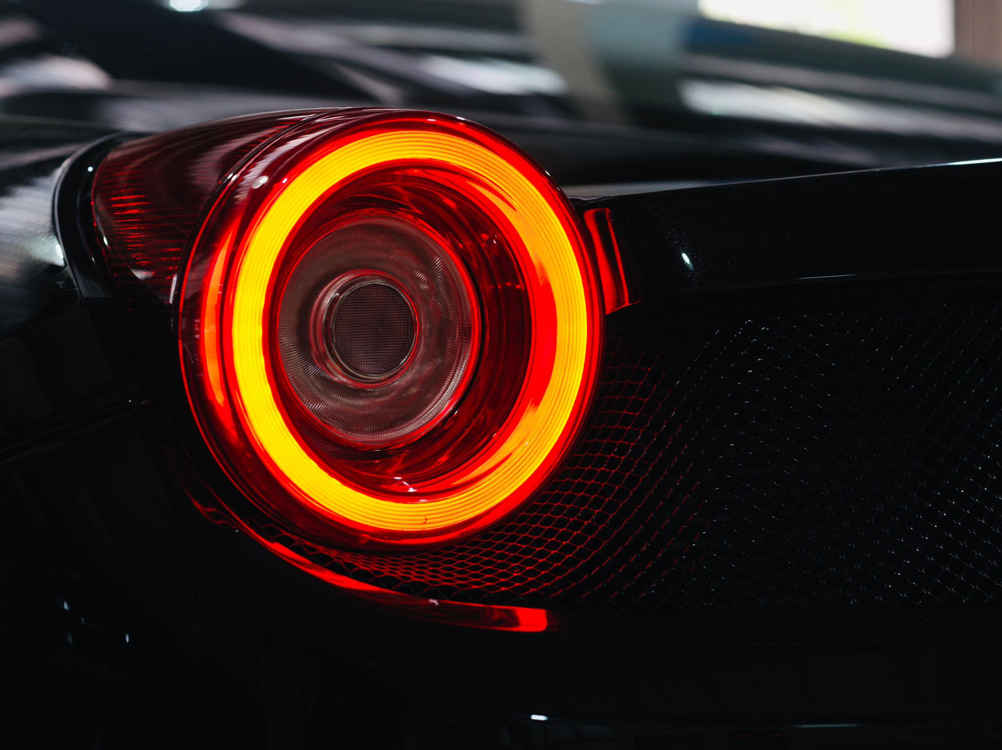 AlphaRex 10-15 Ferrari 458 NOVA-Series Prismatic LED Tail Lights Red Clear