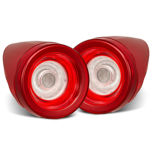 AlphaRex 10-15 Ferrari 458 NOVA-Series Prismatic LED Tail Lights Red Clear