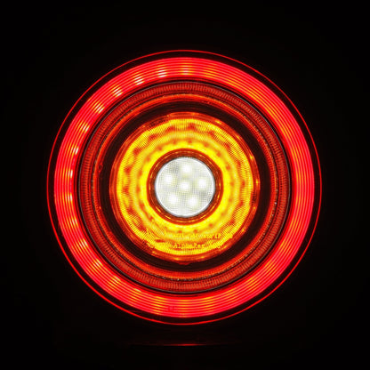 AlphaRex 10-15 Ferrari 458 NOVA-Series Prismatic LED Tail Lights Red Clear