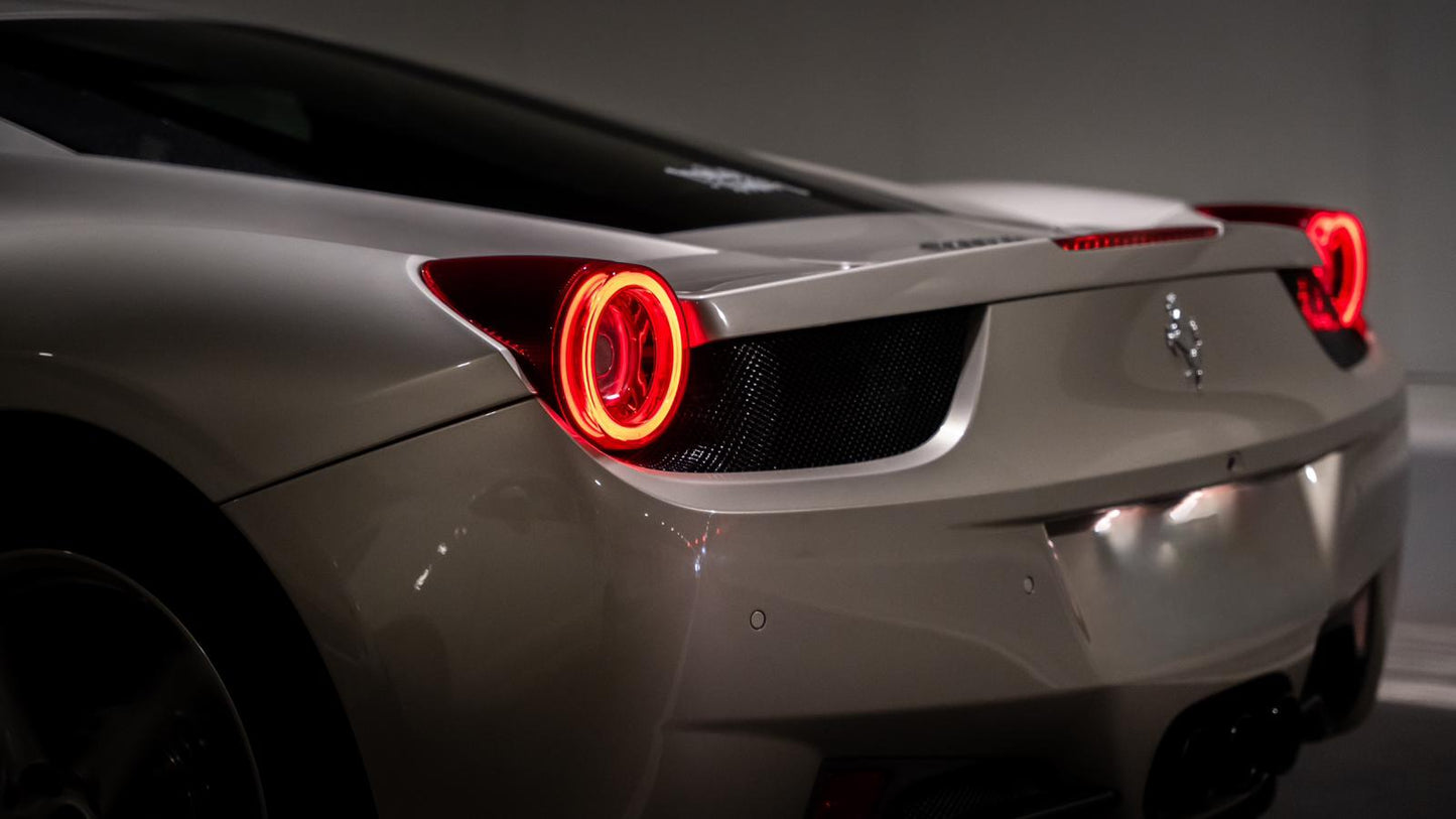 AlphaRex 10-15 Ferrari 458 NOVA-Series Prismatic LED Tail Lights Red Clear
