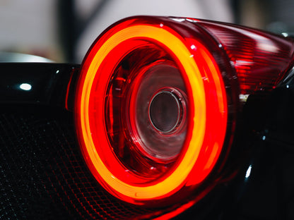 AlphaRex 10-15 Ferrari 458 NOVA-Series Prismatic LED Tail Lights Red Smoke