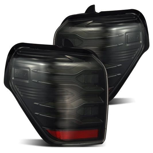 AlphaRex 10-24 Toyota 4Runner LUXX-Series LED Tail Lights Alpha-Black