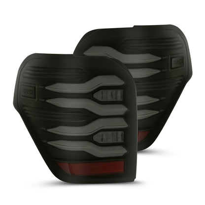 AlphaRex 10-24 Toyota 4Runner LUXX-Series LED Tail Lights Black
