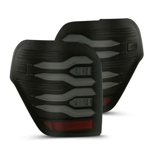 AlphaRex 10-24 Toyota 4Runner LUXX-Series LED Tail Lights Black