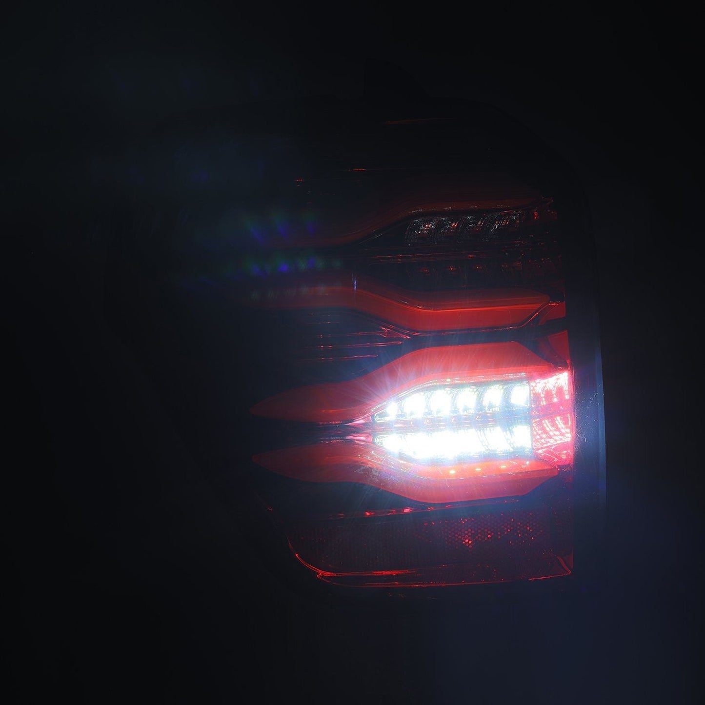 AlphaRex 10-24 Toyota 4Runner PRO-Series LED Tail Lights Jet Black
