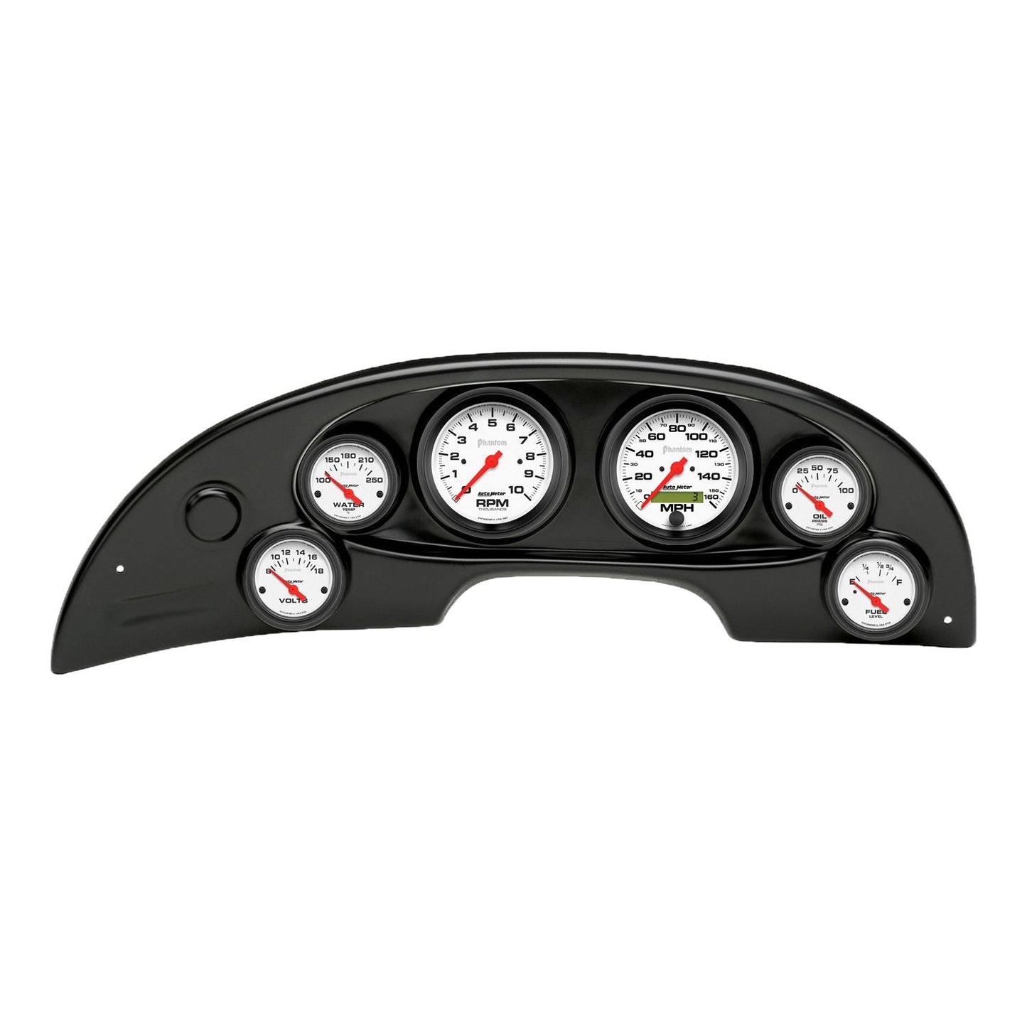 AutoMeter Phantom Direct Fit Dash Kit 94-04 Ford Mustang (2 x 3-3/8in. / 4 x 2-1/16in.) (10008-09)