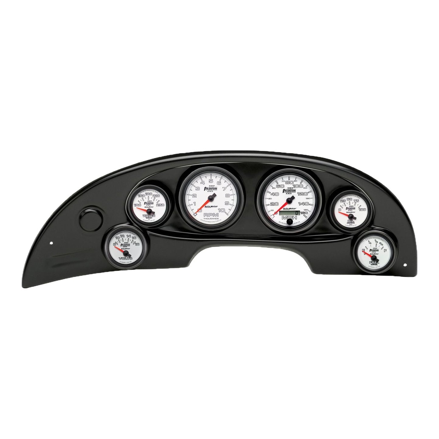 AutoMeter Phantom II Direct Fit Dash Kit 94-04 Ford Mustang (2 x 3-3/8in. / 4 x 2-1/16in.) (10008-10)