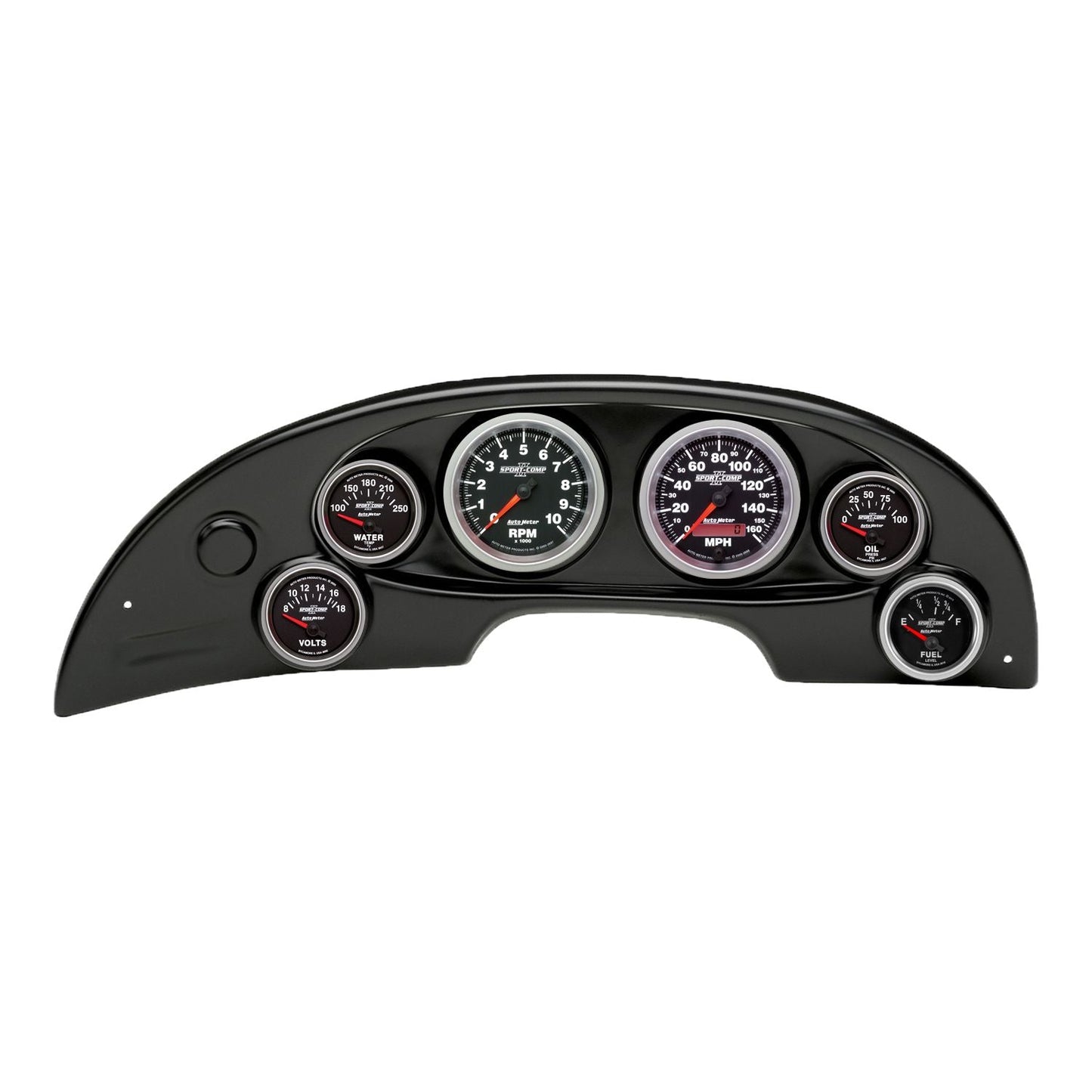 AutoMeter Sport-Comp II Direct Fit Dash Kit 94-04 Ford Mustang (2 x 3-3/8in. / 4 x 2-1/16in.) (10008-12)