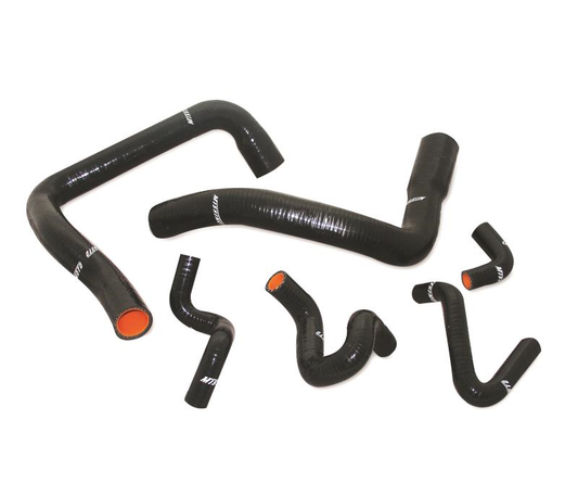Mishimoto 86-93 Ford Mustang Black Silicone Hose Kit-WheelFlip