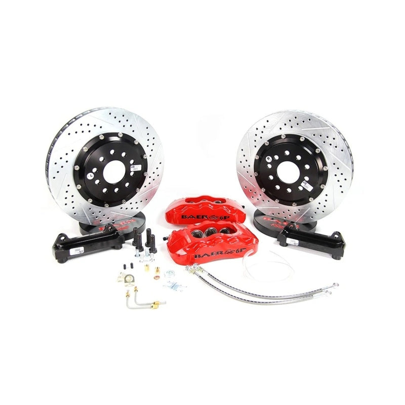 Baer Brakes 05-11 Chrysler 300 14in Pro+ Front Brake Kit-Silver-