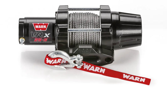 WARN 101020 VRX 25-S ATV UTV Quad Winch 2500 Lb 50' 3/16 Rope Hawse Fairlead