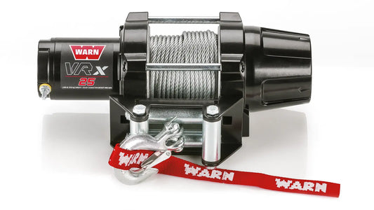 WARN 101025 VRX 25 ATV UTV Quad Winch 2500 Lb 50' 3/16 Cable Roller Fairlead